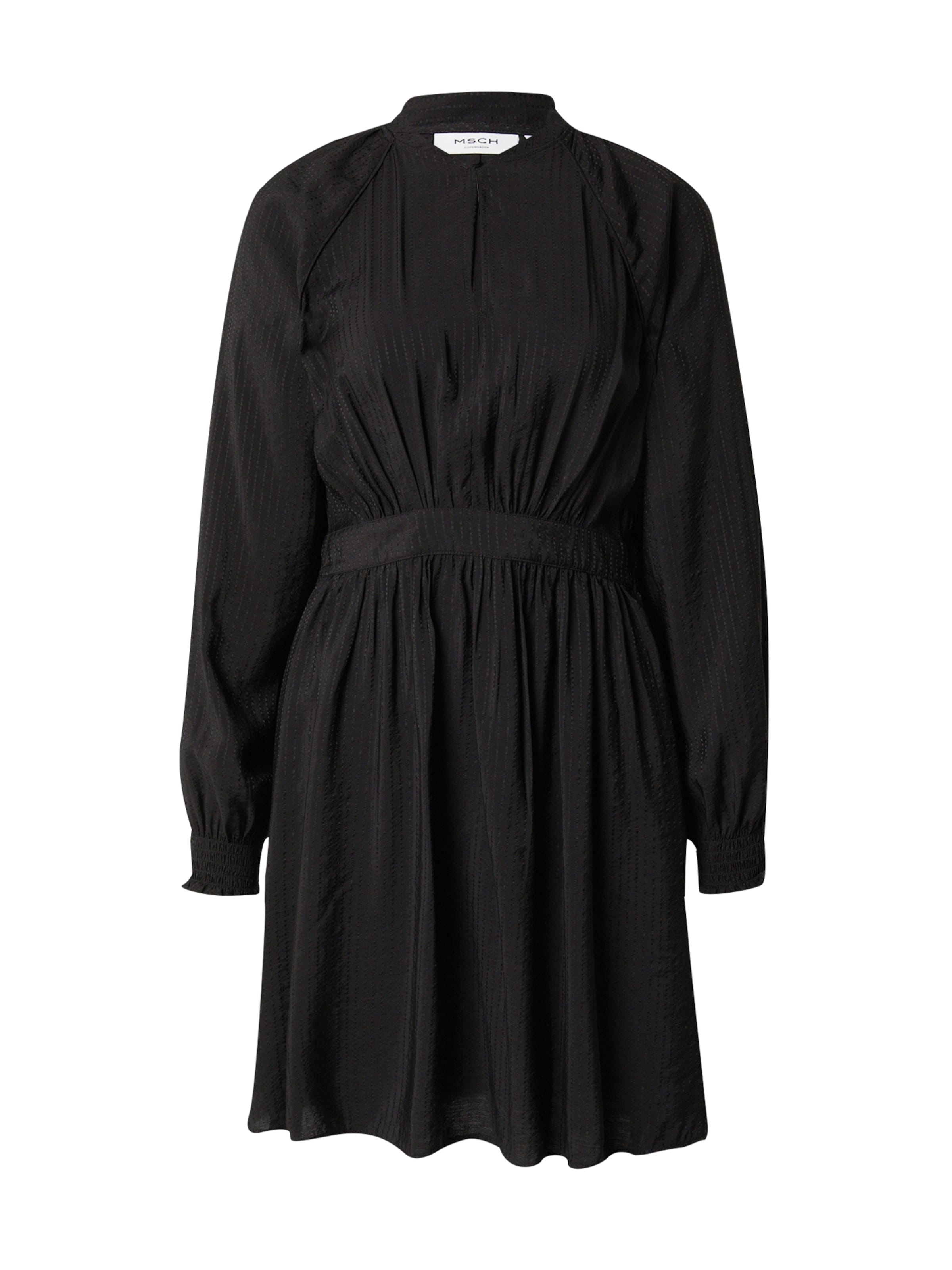 melns MSCH COPENHAGEN Kleita 'Willemina': no priekšpuses