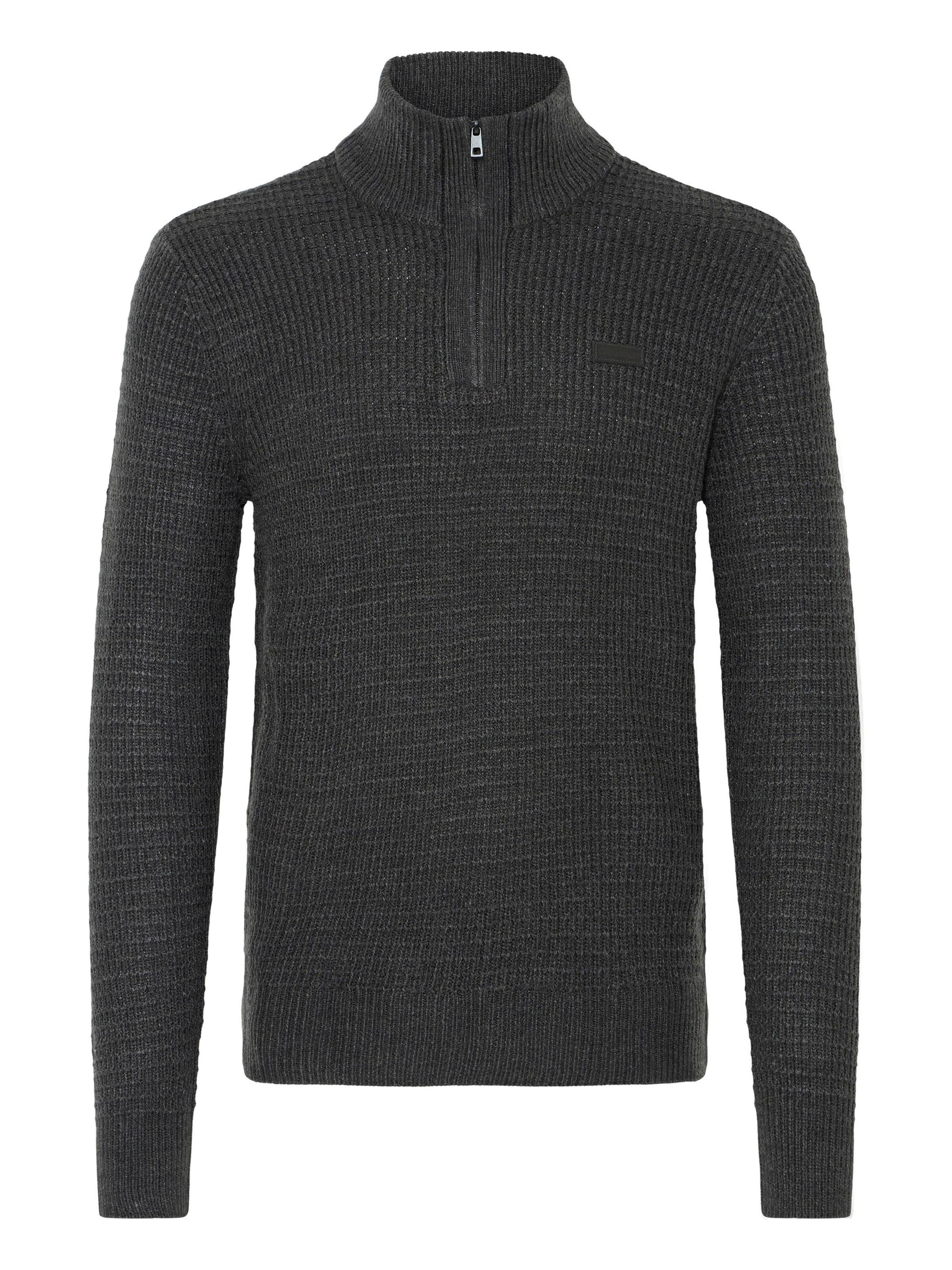 BLEND - Pullover ' BHMPatti ' em cinzento: frente