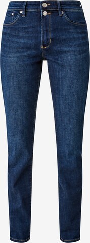 s.Oliver Slimfit Jeans in Blauw: voorkant