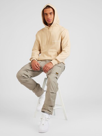 Calvin Klein Jeans Sweatshirt in Beige