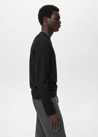 MANGO MAN Pullover 'Luxus' in Schwarz