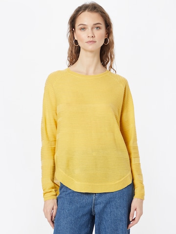 ONLY Пуловер 'CAVIAR' в жълто: отпред