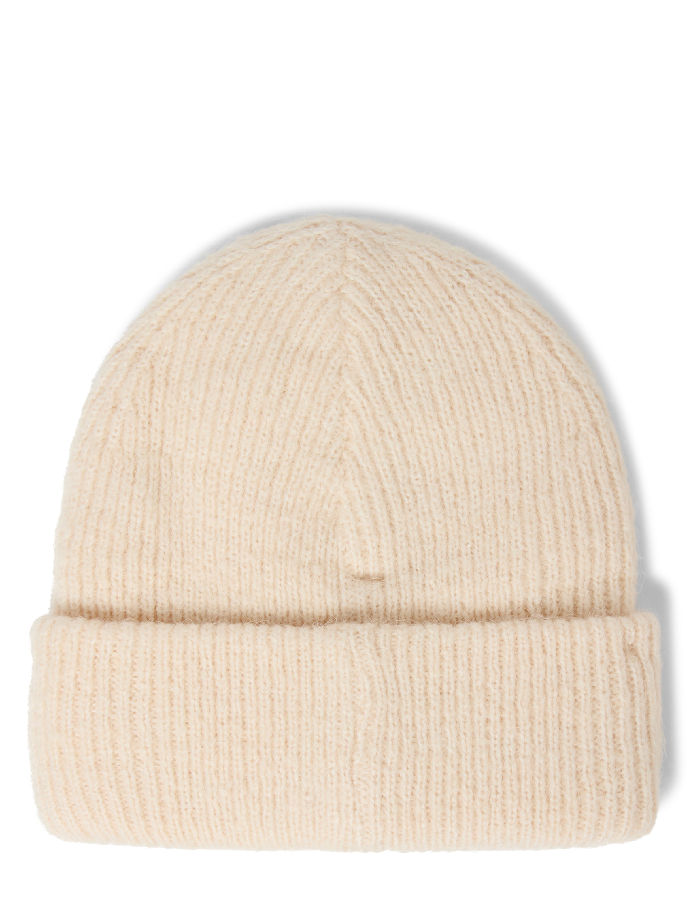 Marie Lund Beanie in Beige: front