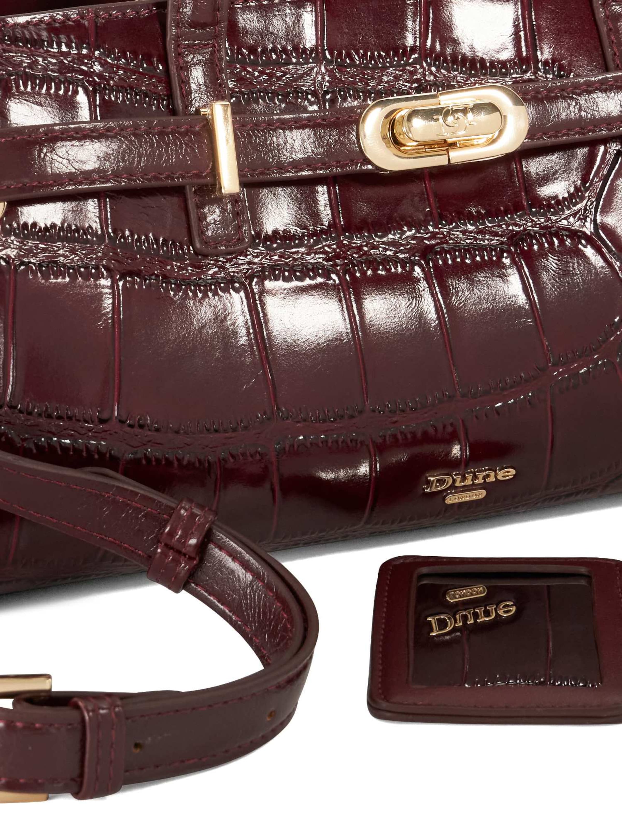 Dune LONDON Shoulder Bag 'DEPEND' in Red