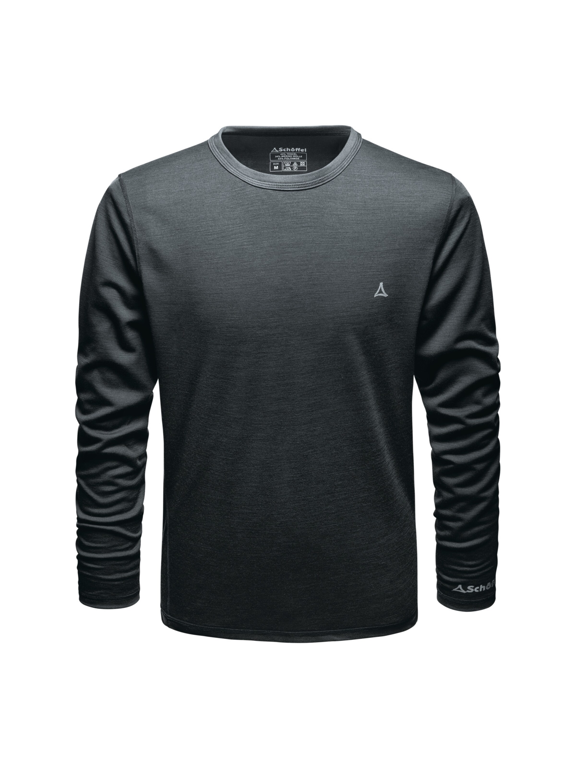 T-Shirt fonctionnel Schöffel en gris : devant