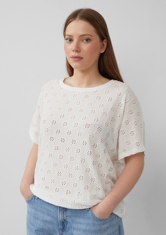 QS Shirt in White: front
