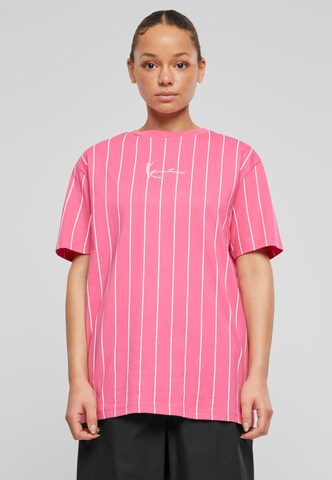 Karl Kani Oversized shirt in Roze: voorkant