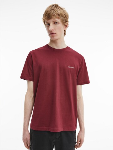 Calvin Klein Regular Shirt in Rood