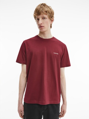 Calvin Klein Regular T-Shirt in Rot