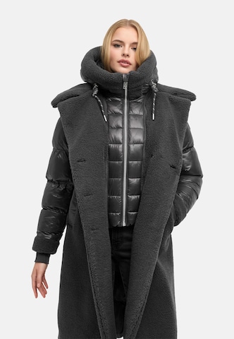 NAVAHOO Winter coat in Grey: front