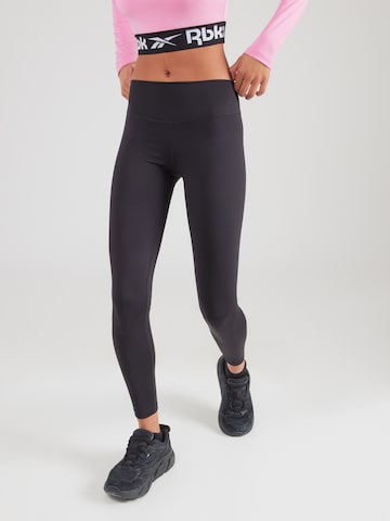 4F Skinny Športové nohavice - Čierna: predná strana