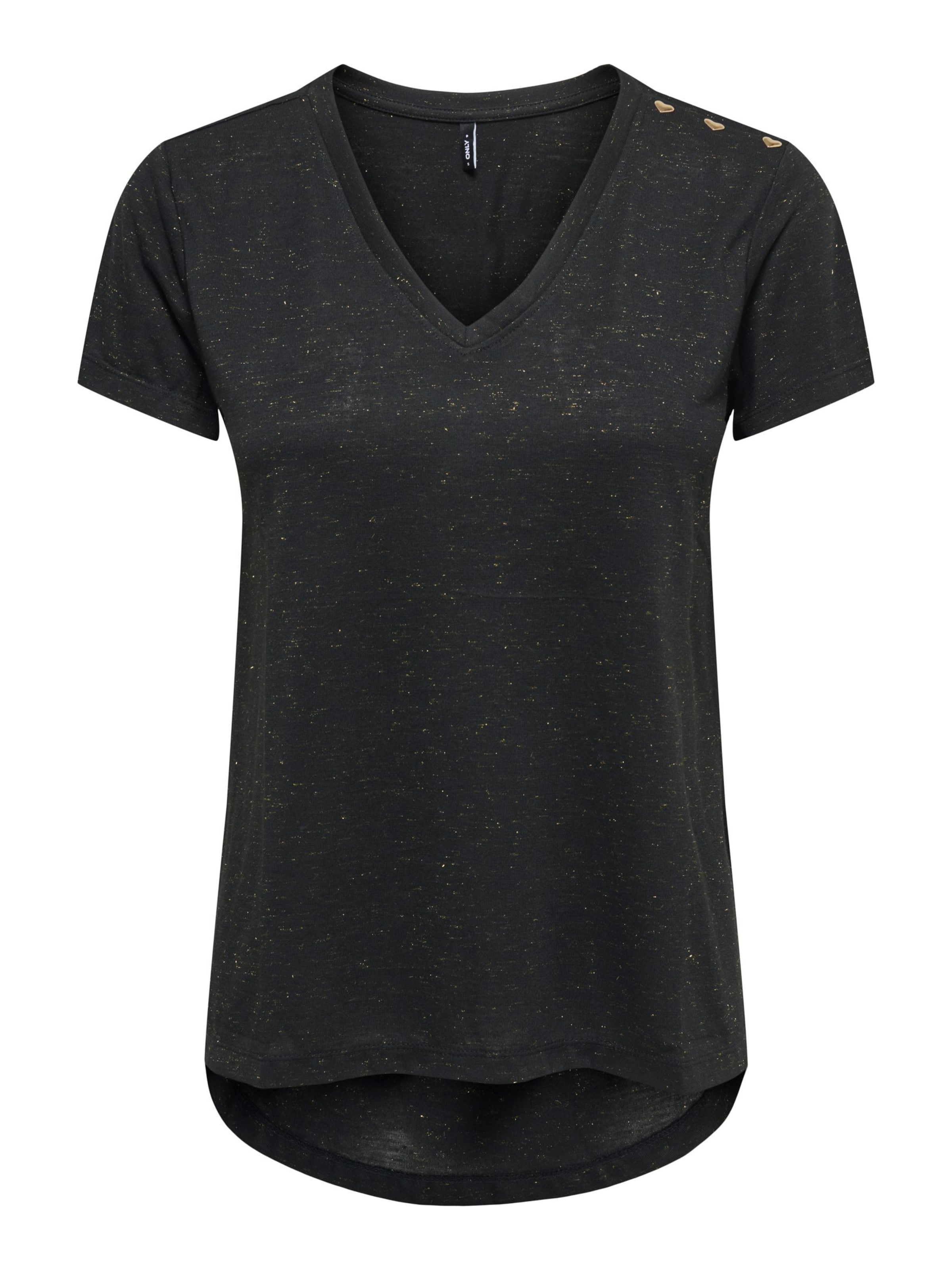 ONLY T-Shirt 'ONLBea' in Schwarz: Vorderseite