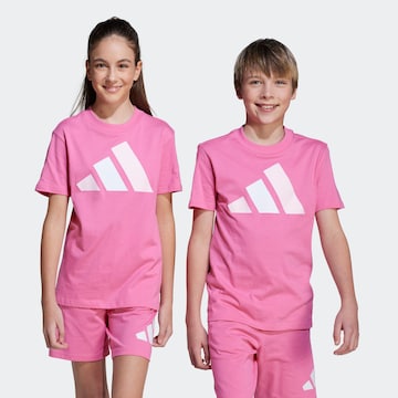 ADIDAS SPORTSWEAR Функциональная футболка 'Essentials' в Ярко-розовый: спереди