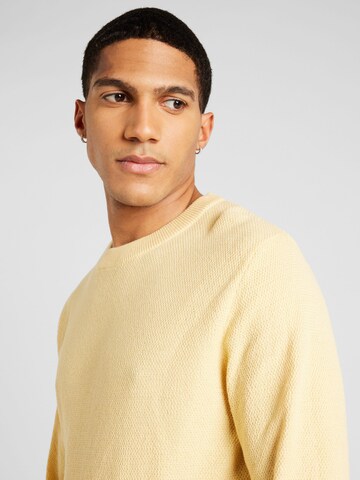 JACK & JONES Pullover 'LAFAYETTE' in Gelb