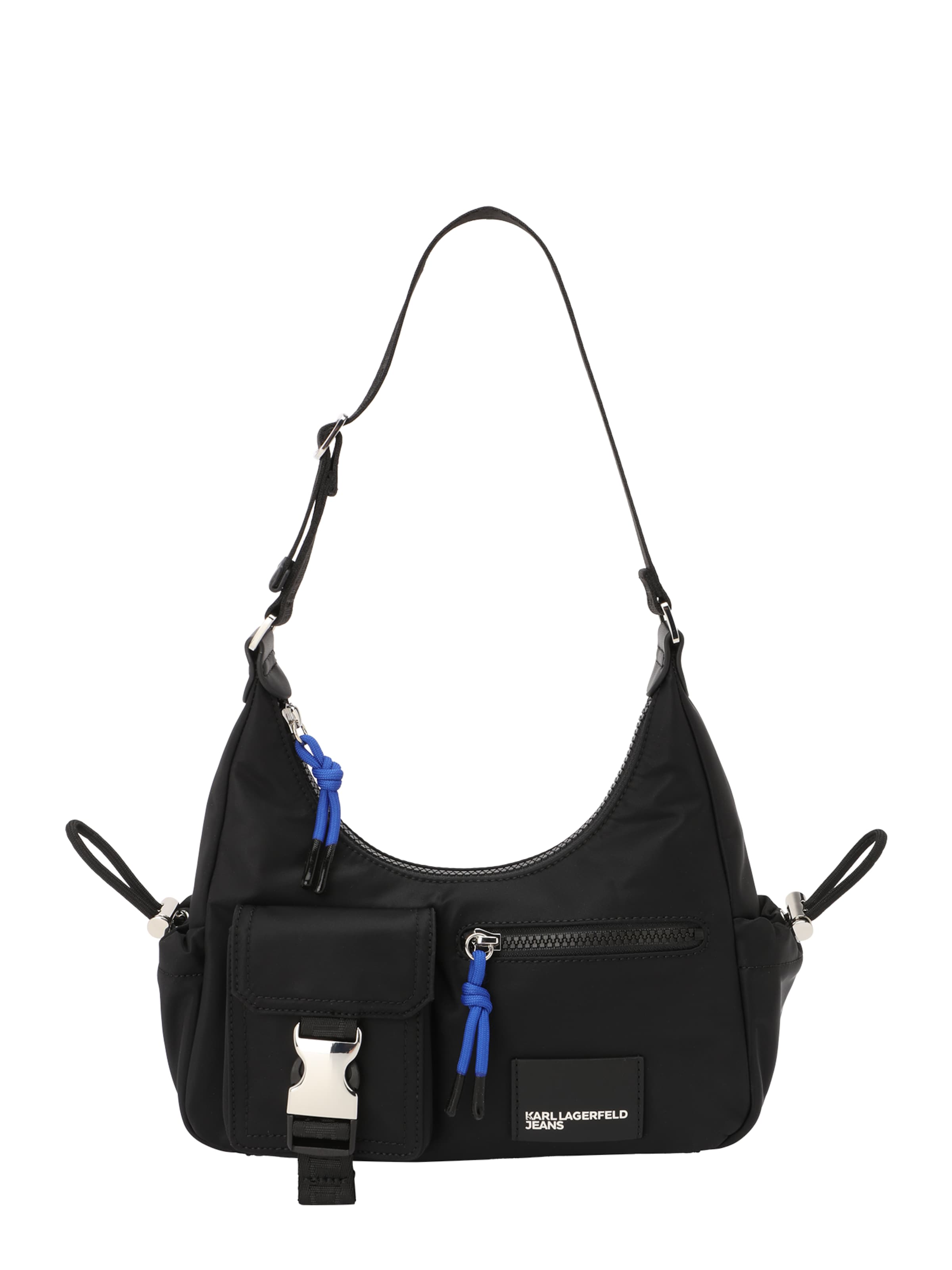 KARL LAGERFELD JEANS Taška přes rameno 'Street' – černá: přední strana