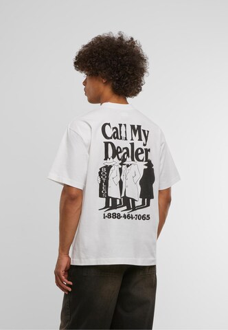 MARKET T-Shirt 'Call My Dealer' in Weiß: Vorderseite