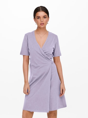 Robe 'MAY' ONLY en violet : devant
