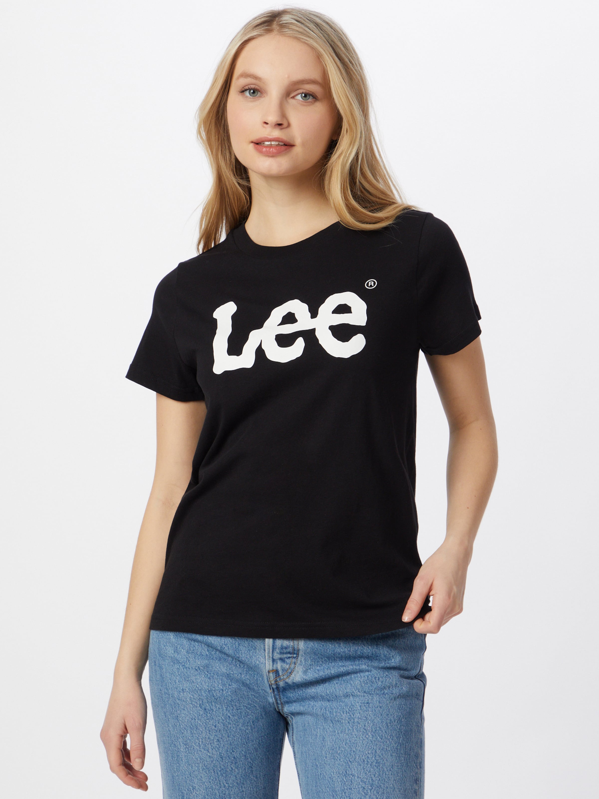 ◆LEE◆ Lee Drawing Graphic T-Shirt Black Animated rock lee printed black tshirt - Dope Skull
