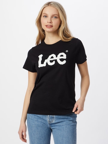 Lee T-shirt i svart: framsida