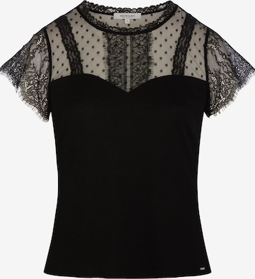 juoda Morgan Marškinėliai 'DAPHNE': priekis