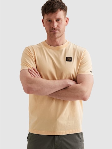 PME Legend T-shirt 'T-shirt with garment-dye wash' i orange: framsida