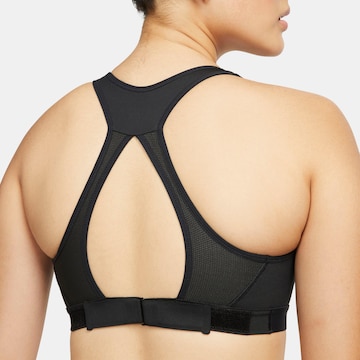 NIKE Bustier Sports-BH i svart