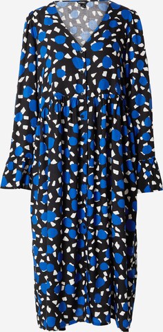 Monki Shirt Dress in Blue: front