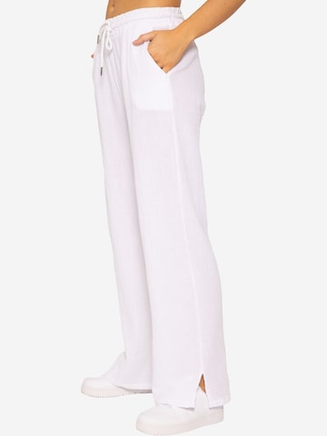 Loosefit Pantalon SASSYCLASSY en blanc