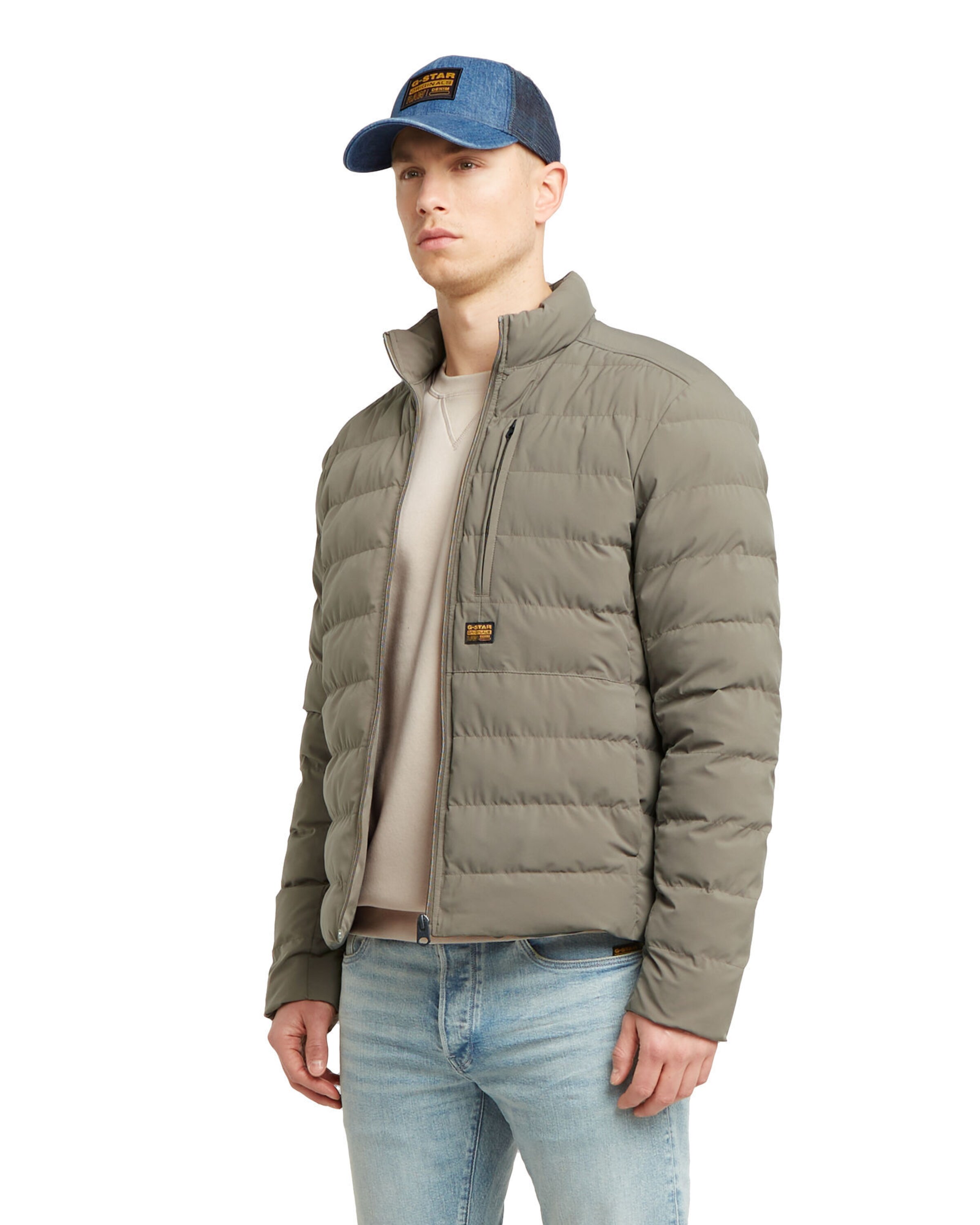 G-STAR Tussenjas 'Foundation' in Grijs