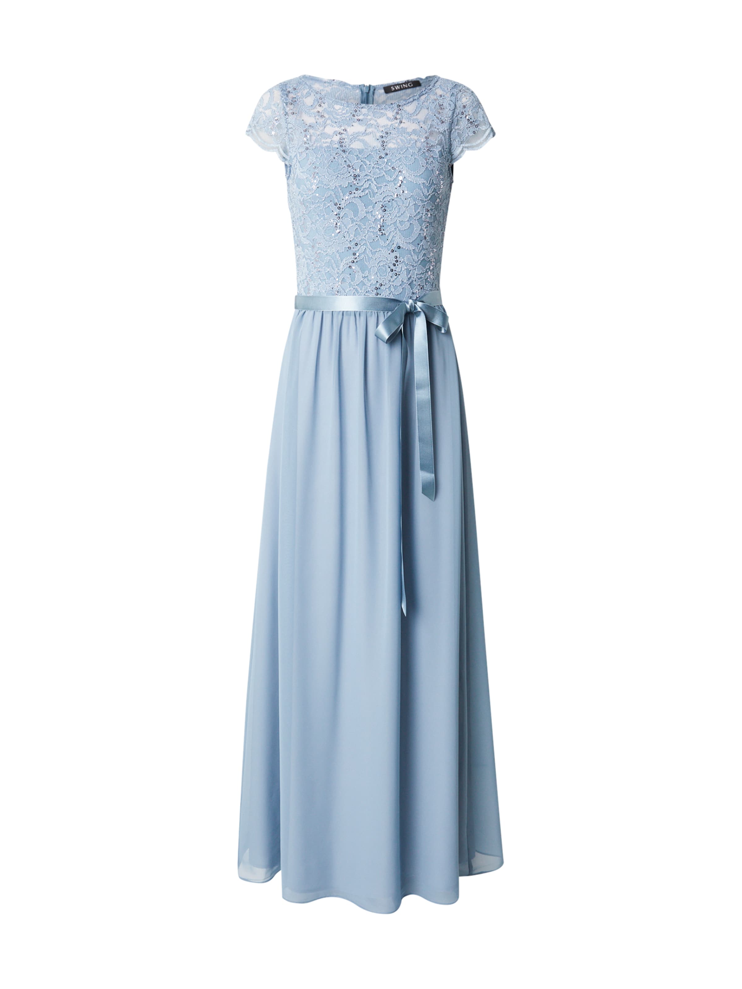 SWING Βραδινό φόρεμα σε μπλε: μπροστά