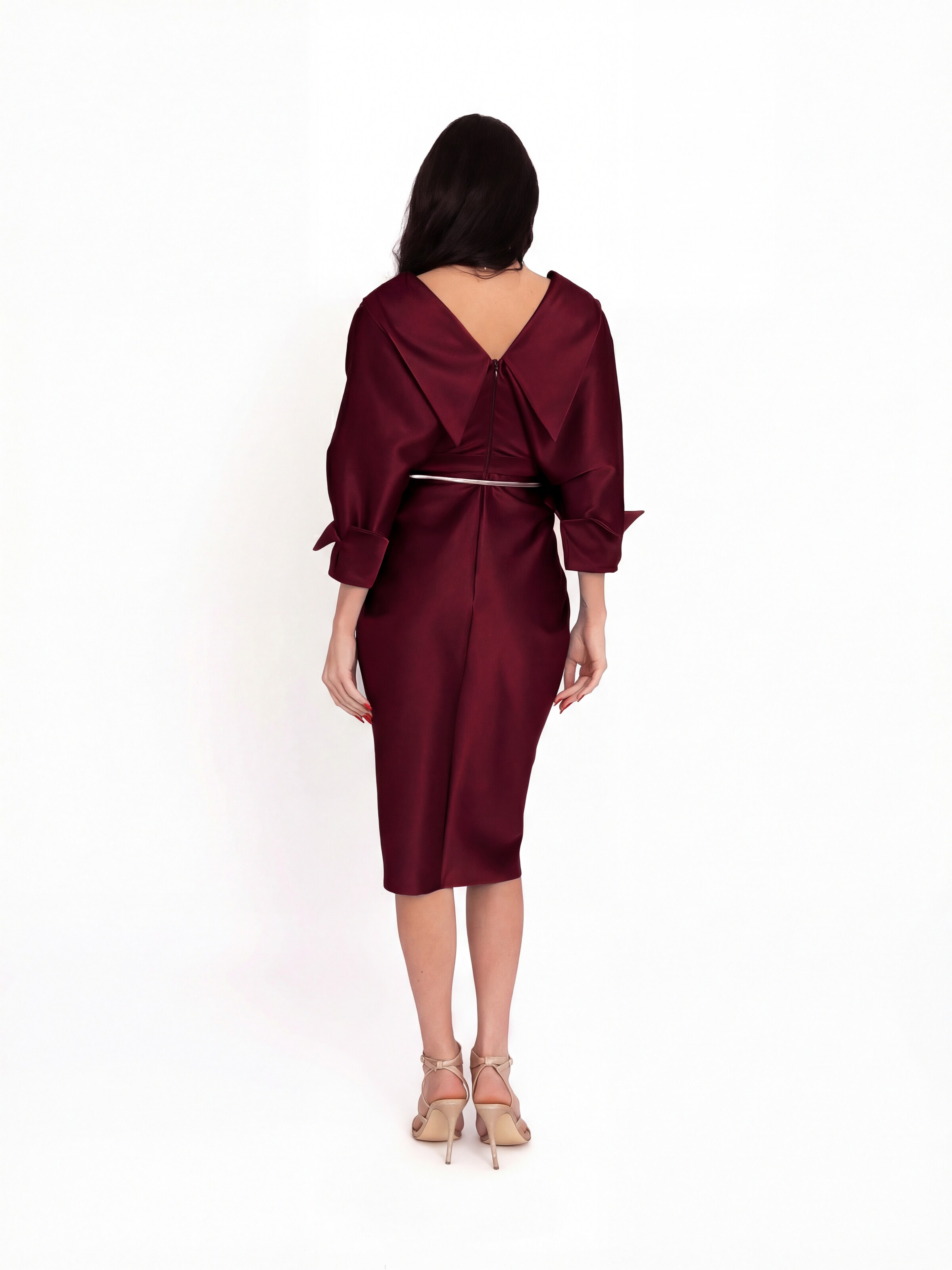 Robe de soirée acob a porter en rouge