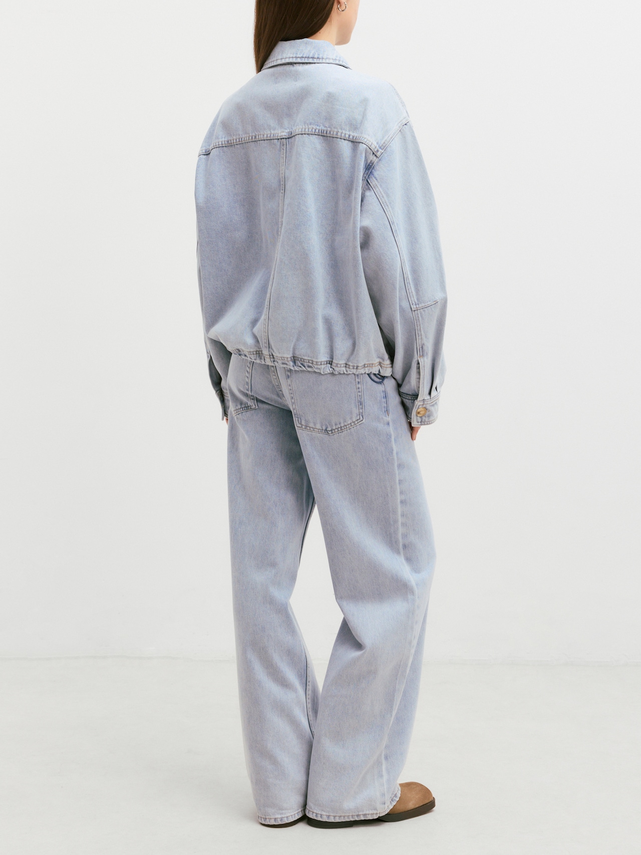 EDITED Producten Tussenjas 'Thomai' Blauw denim