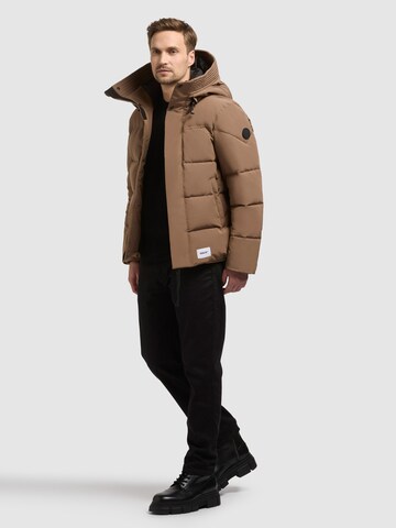khujo Winterjacke 'Nebo' in Braun