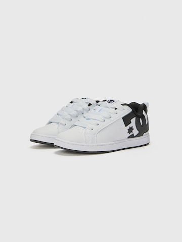 Sneaker low 'COURT GRAFFIK' de la DC Shoes pe alb