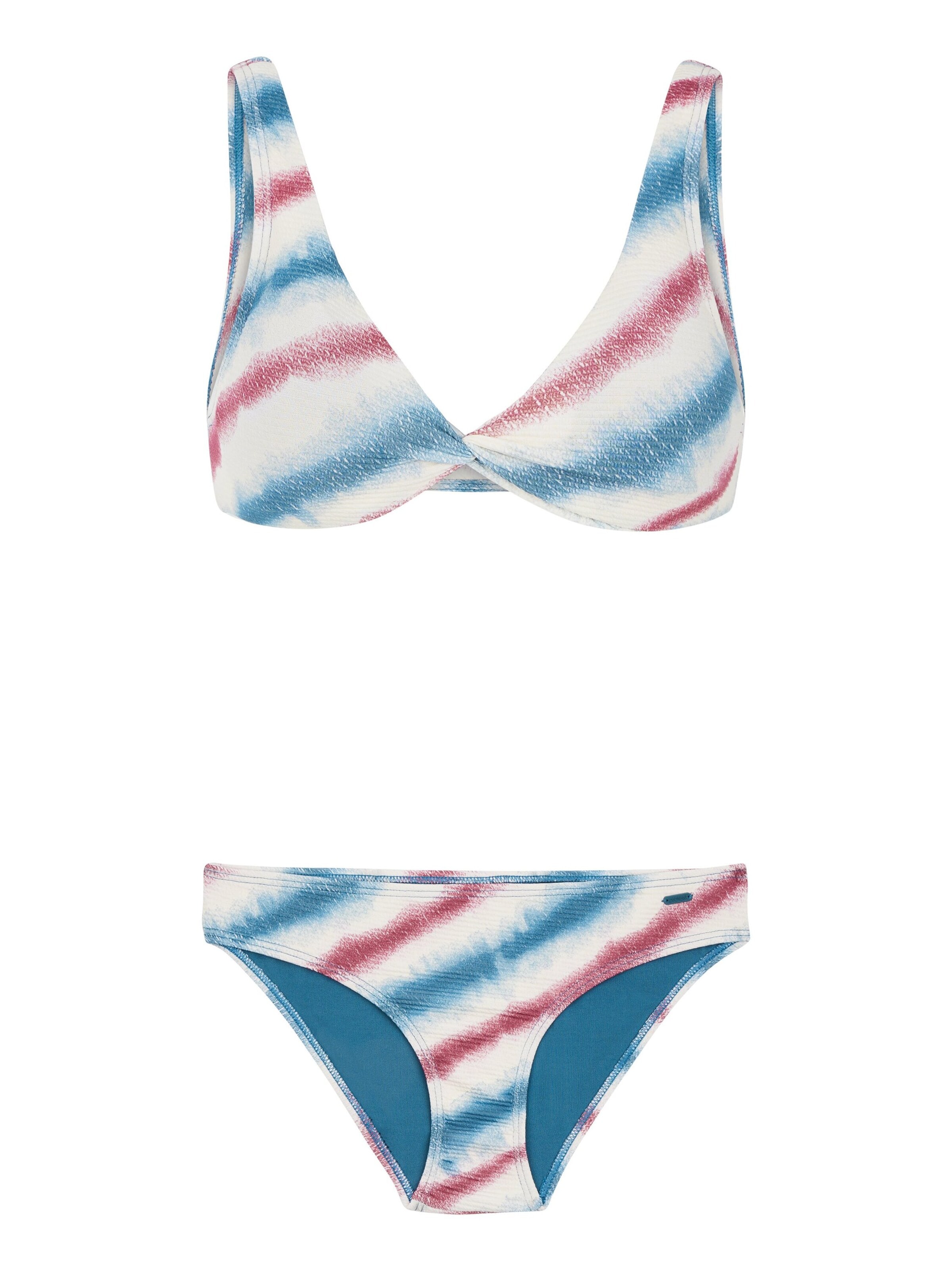 PROTEST Bralette Bikini 'PRTMANTRA' in Blue: front