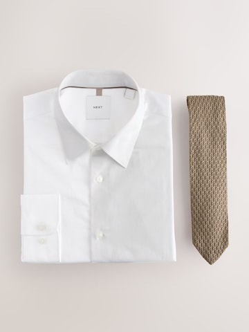 Next Regular fit Button Up Shirt in White