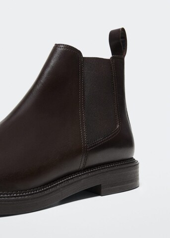 MANGO MAN Chelsea Boots 'Elvas' in Brown