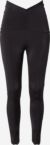 Missguided Skinny Leggings - fekete: elől