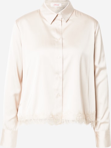 Chemisier s.Oliver en beige : devant