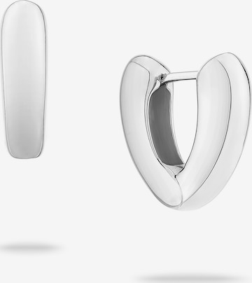 Echtzeit Earrings in Silver: front