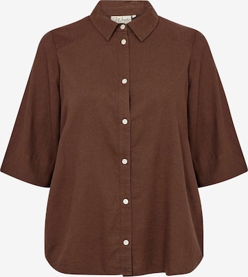 Wasabi Concept Pusero 'Corinna 15' värissä ruskea: etupuoli