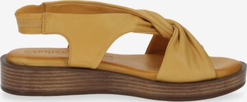 CAPRICE Sandale in Gelb