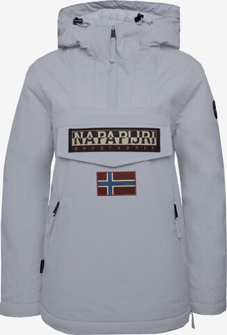 NAPAPIJRI Between-Season Jacket 'Rainforest' in Grey: front