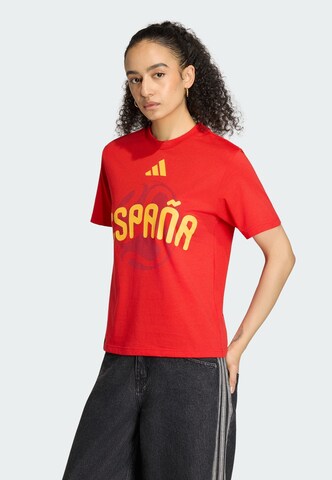 T-shirt fonctionnel 'FIFA Fussball-Weltmeisterschaft 26™ Spanien' ADIDAS PERFORMANCE en rouge : devant