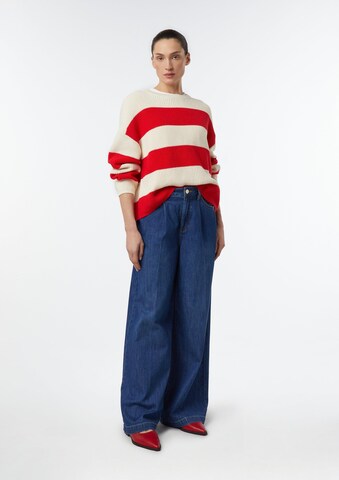 Wide Leg Jean COMMA en bleu : devant