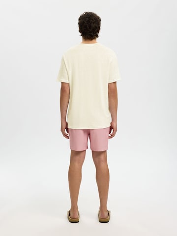 SELECTED - Camiseta 'Bet' en blanco