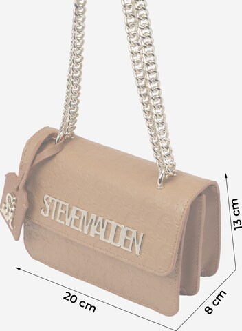 STEVE MADDEN - Mala de ombro 'COAL' em castanho