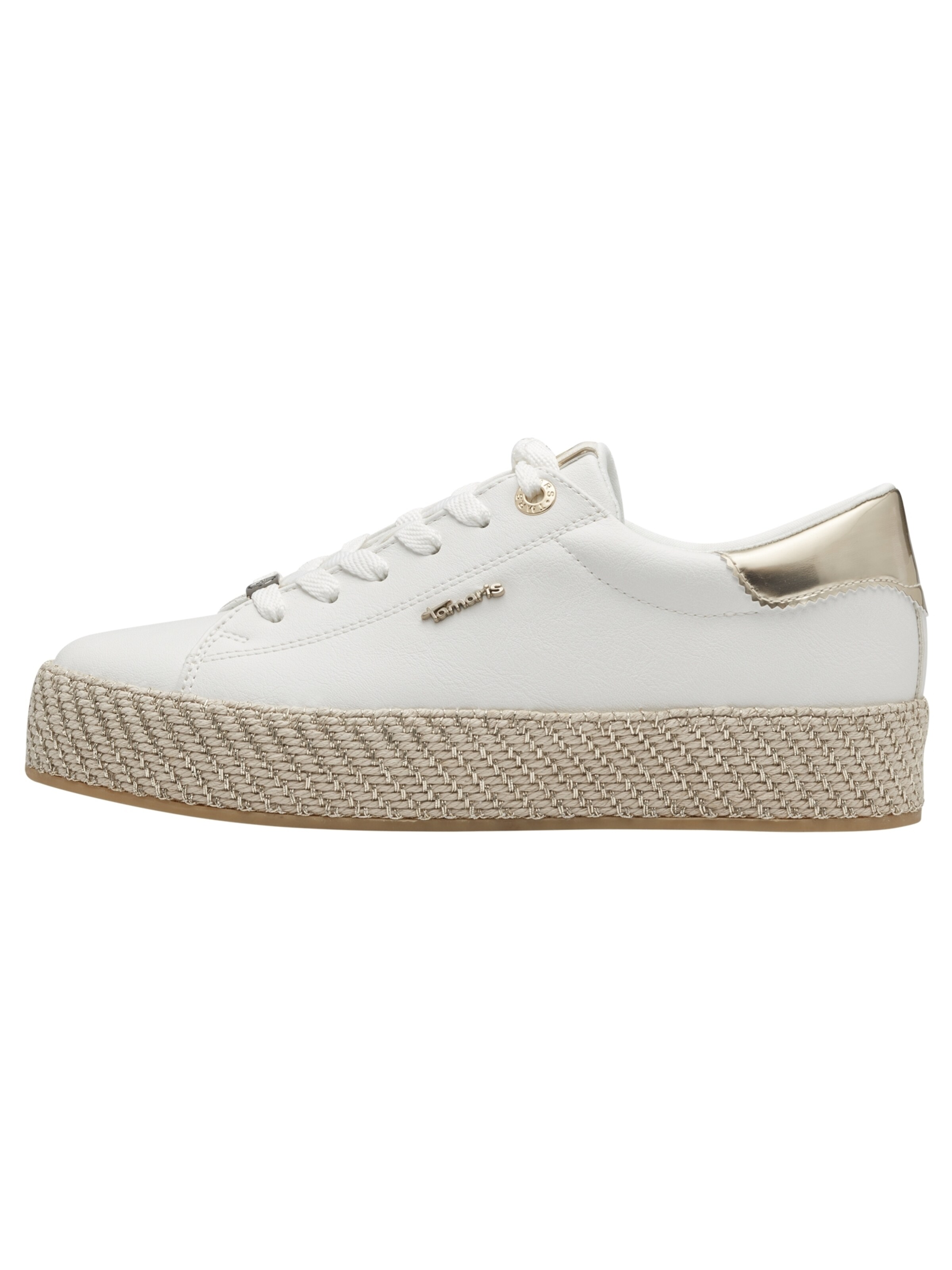 Tamaris Platform trainers in White