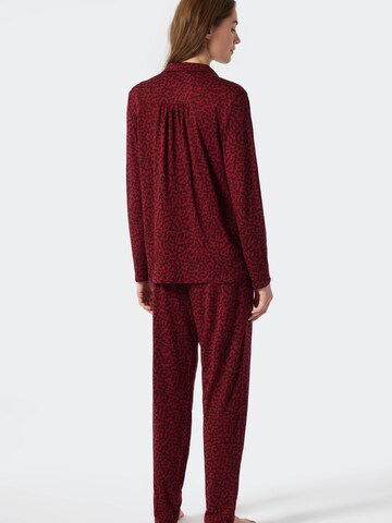 SCHIESSER Pyjama in Rood
