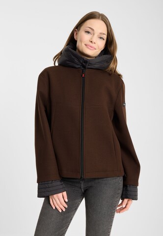 Frieda & Freddies Between-Season Jacket in Brown: front